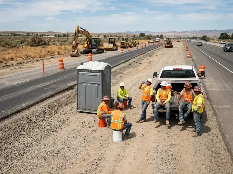 highway-road-construction-crew-007 — frequently asked questions, Porta Potty and Restroom Rentals in Goulds, FL